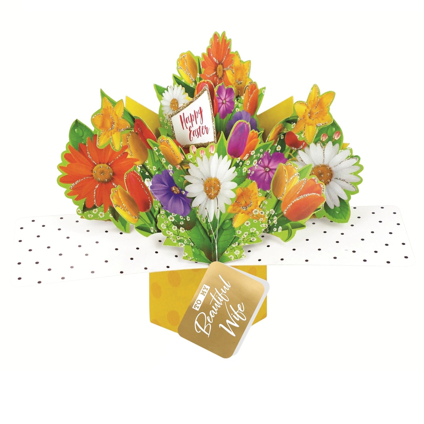 Happy Easter Pop Up Flowers Card Choice Of Cards