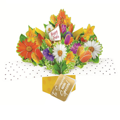 Happy Easter Pop Up Flowers Card Choice Of Cards