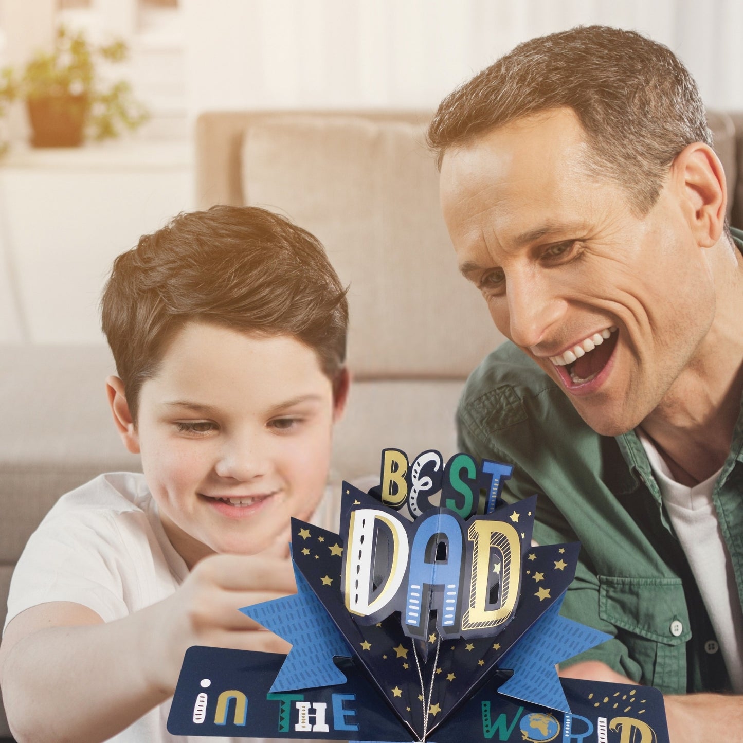 Best Dad In The World Pop Up Card Choice Of Cards