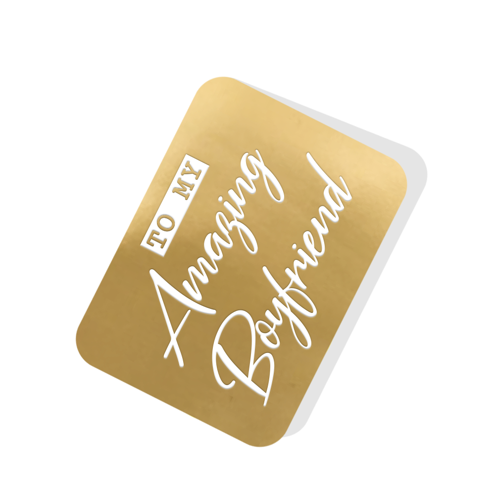 To My Gorgeous Boyfriend Happy Easter Spring Celebration Pop Up Greeting Card
