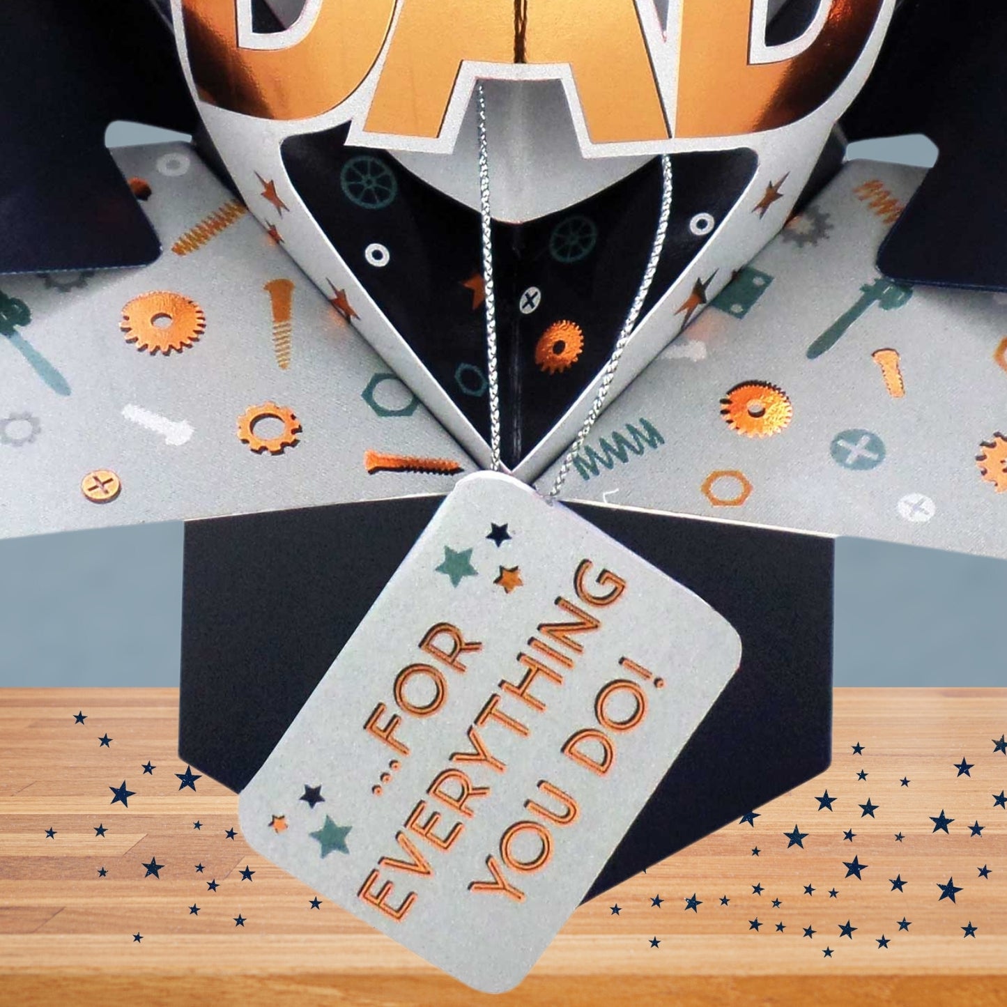 Father's Day Card Thanks Dad For Everything You Do Pop Up Greeting Card