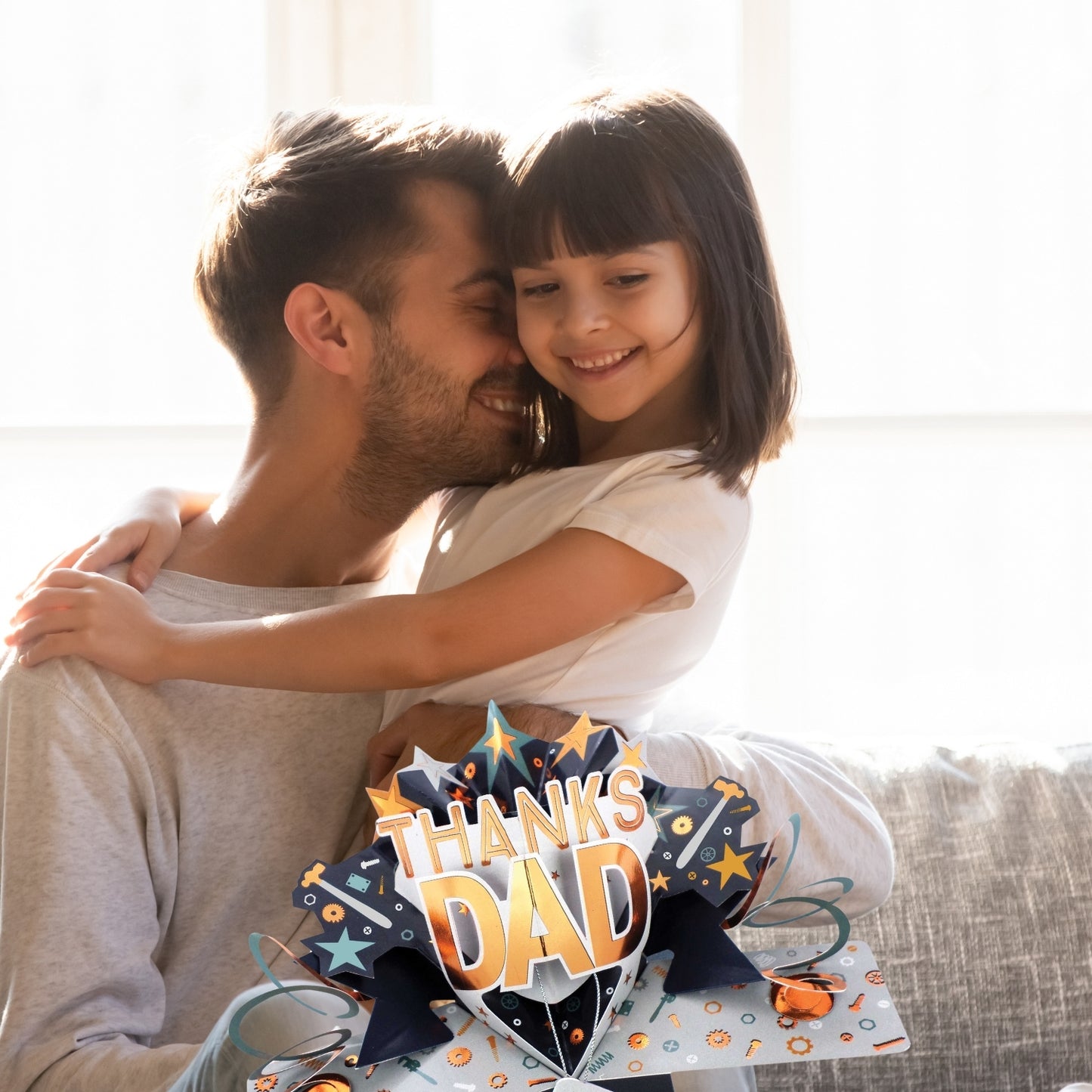 Father's Day Card Thanks Dad For Everything You Do Pop Up Greeting Card