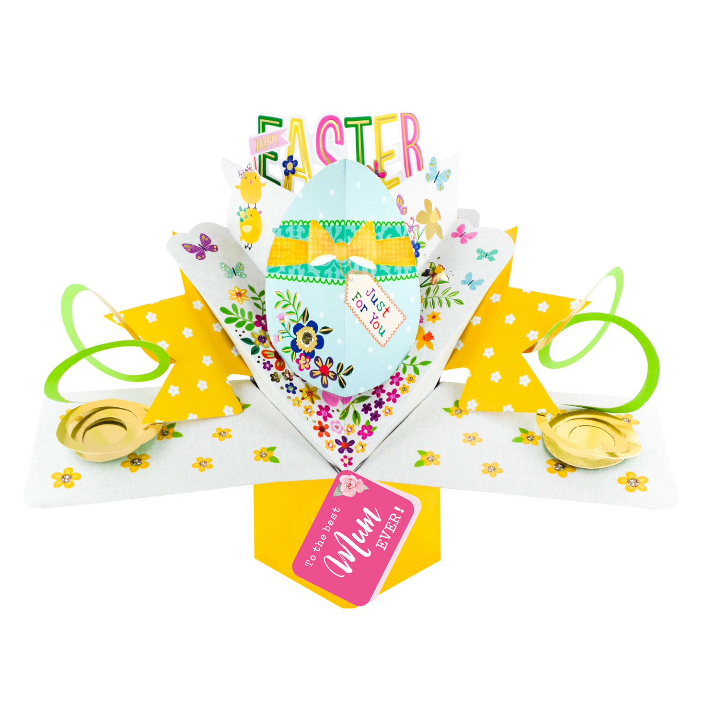 Happy Easter Card Decorated Egg Pop Up Card Choice Of Cards