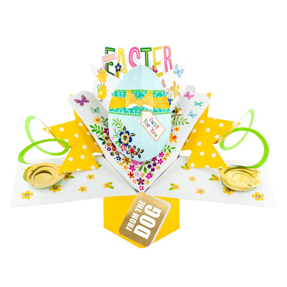 From The Dog Happy Easter Decorated Egg Pop Up Easter Card