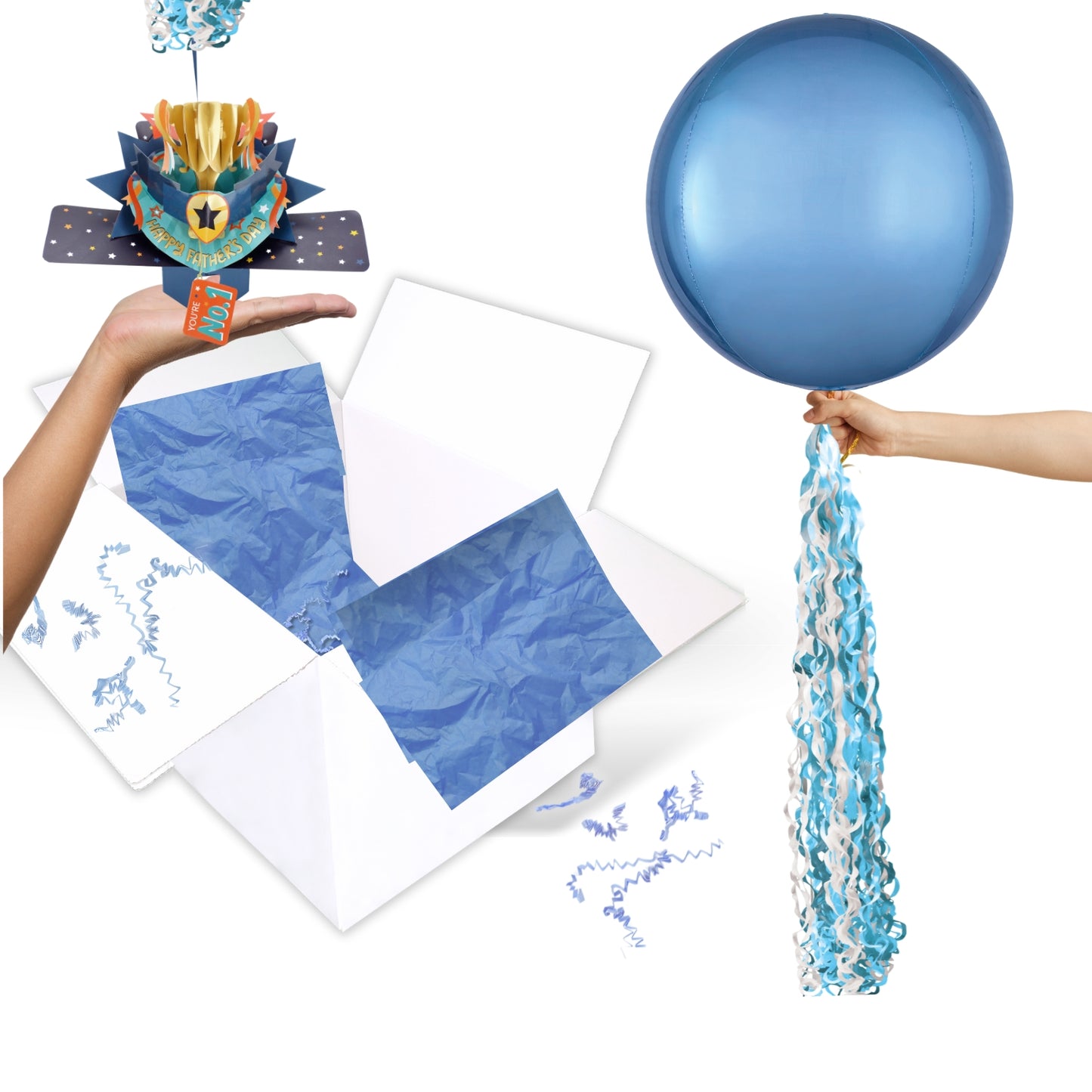 Happy Father's Day 3D Pop Up Trophy Father's Day Greeting Card