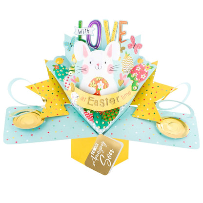 To A Wonderful Son Easter Bunny Pop Up Easter Card
