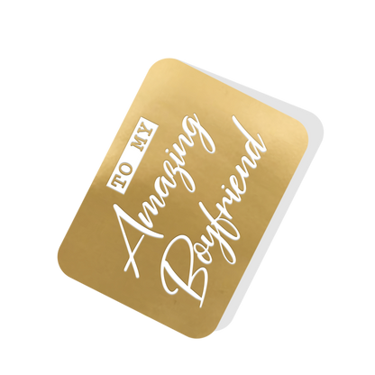 To My Gorgeous Boyfriend Easter Bunny Pop Up Easter Card