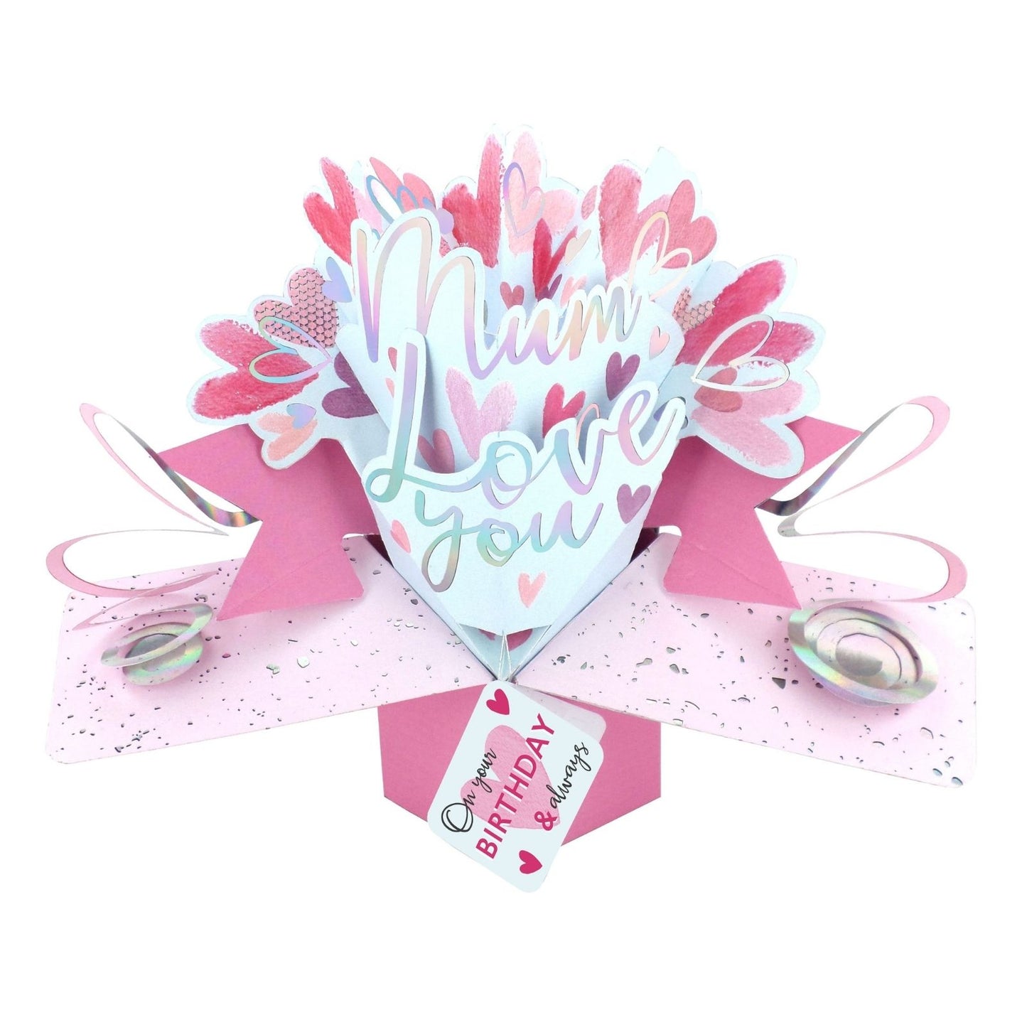 Mum Love You Birthday Pop Up Greeting Card