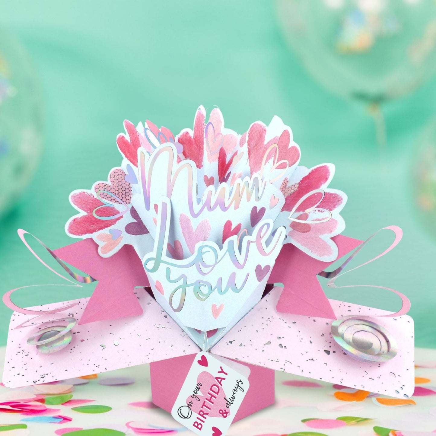 Mum Love You Birthday Pop Up Greeting Card