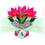 Amaryllis With So Much Love On Mother's Day 3D Pop Up Mother's Day Card