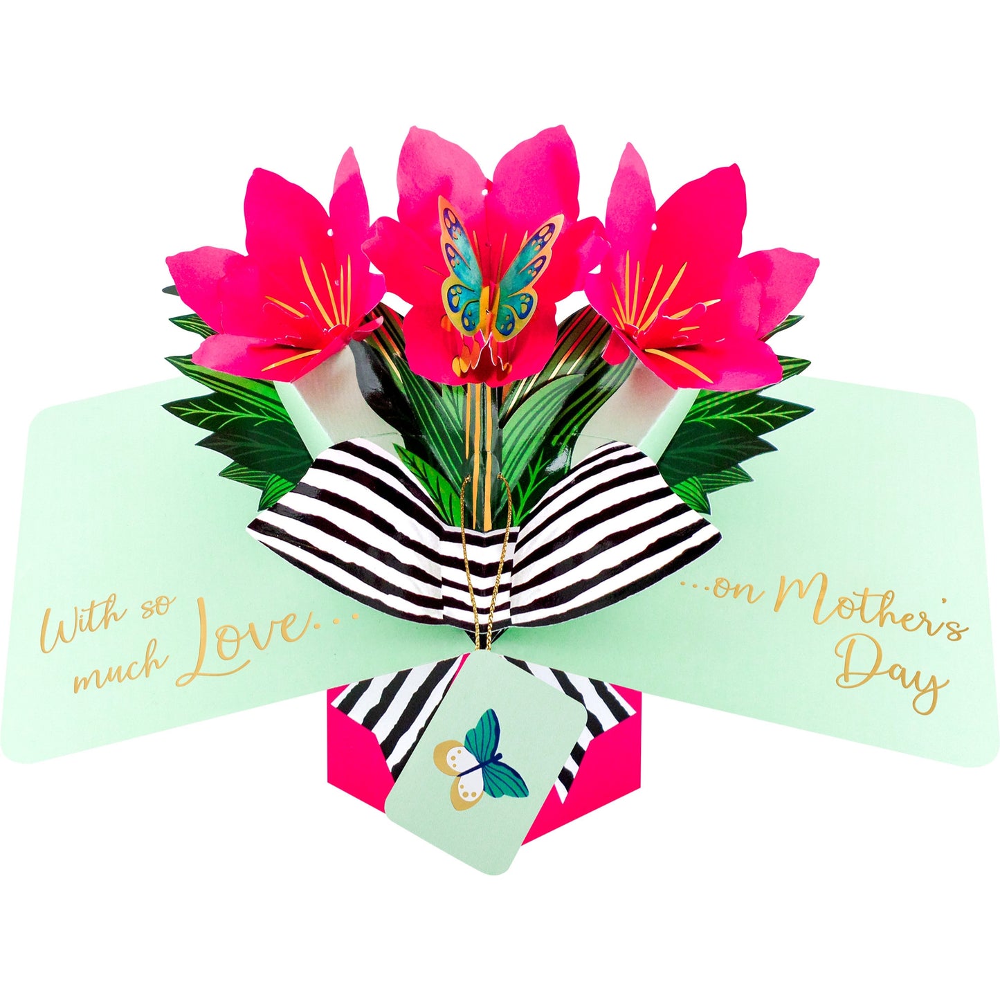 Amaryllis With So Much Love On Mother's Day 3D Pop Up Mother's Day Card