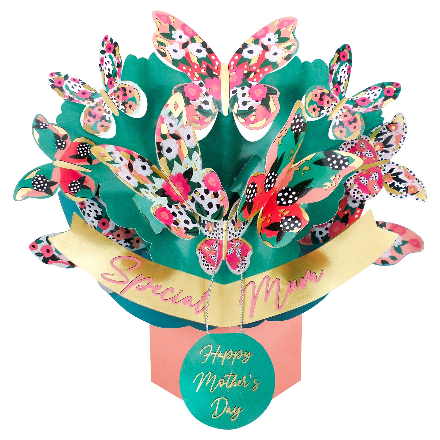 Butterflies Happy Mother's Day Special Mum 3D Pop Up Mother's Day Card