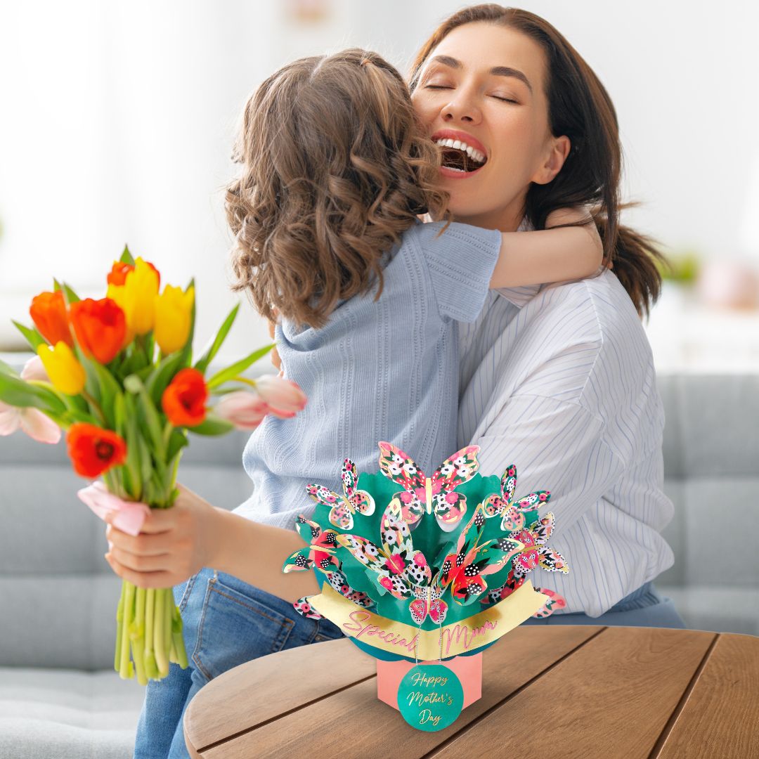 Butterflies Happy Mother's Day Special Mum 3D Pop Up Mother's Day Card