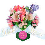 Hummingbird Flower Bouquet Happy Mother's Day 3D Pop Up Mother's Day Card