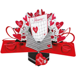 February 14th Pop Up Valentine's Day Greeting Card