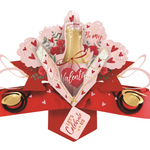 Let's Celebrate Us Bubbles Pop Up Valentine's Day Greeting Card