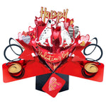 Pop Up You & Me Dalmations Happy Valentine's Day Greeting Card