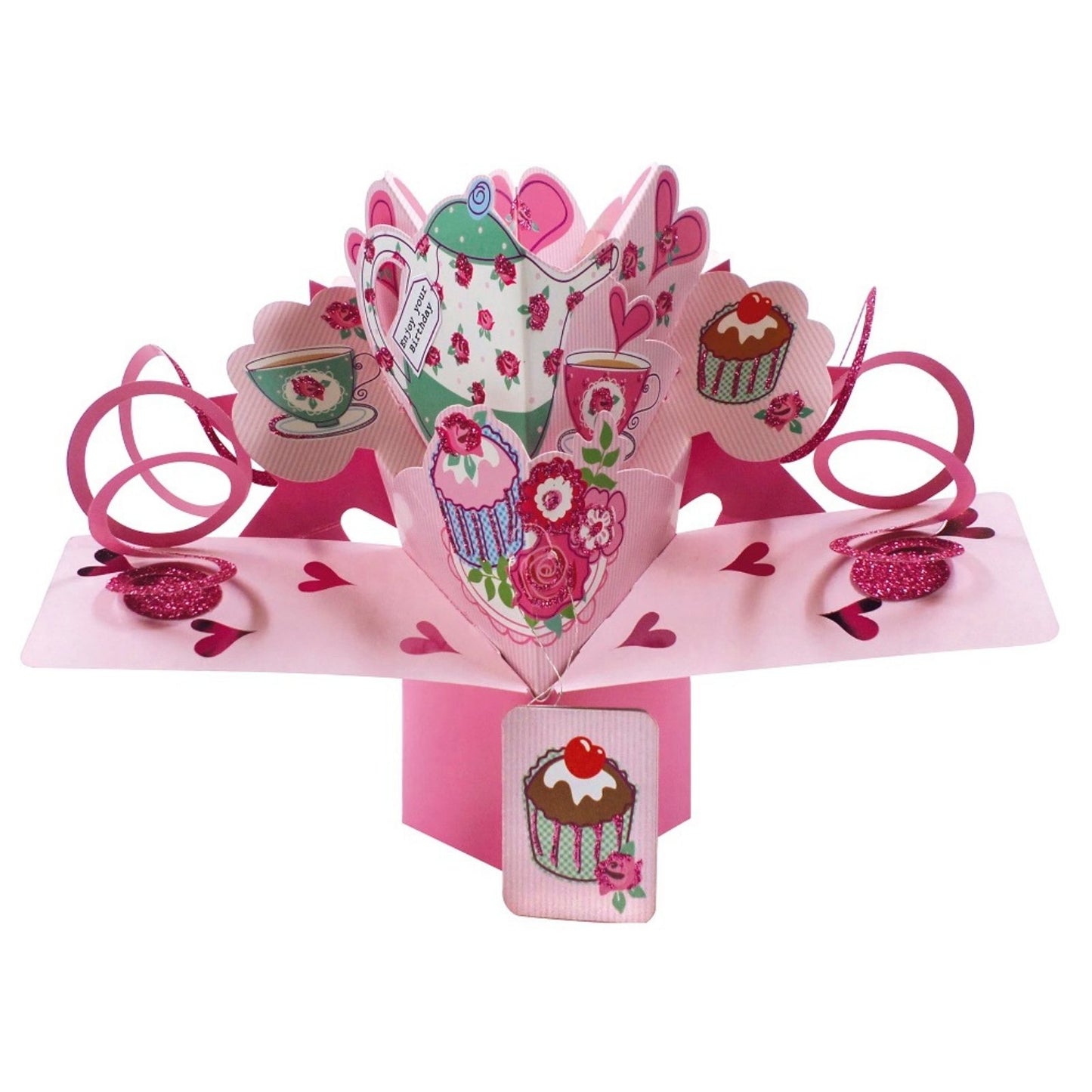 Birthday Tea Pop-Up Greeting Card