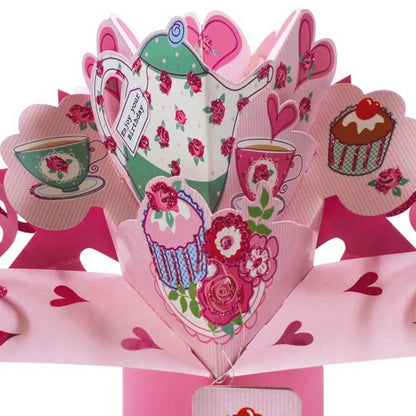Birthday Tea Pop-Up Greeting Card