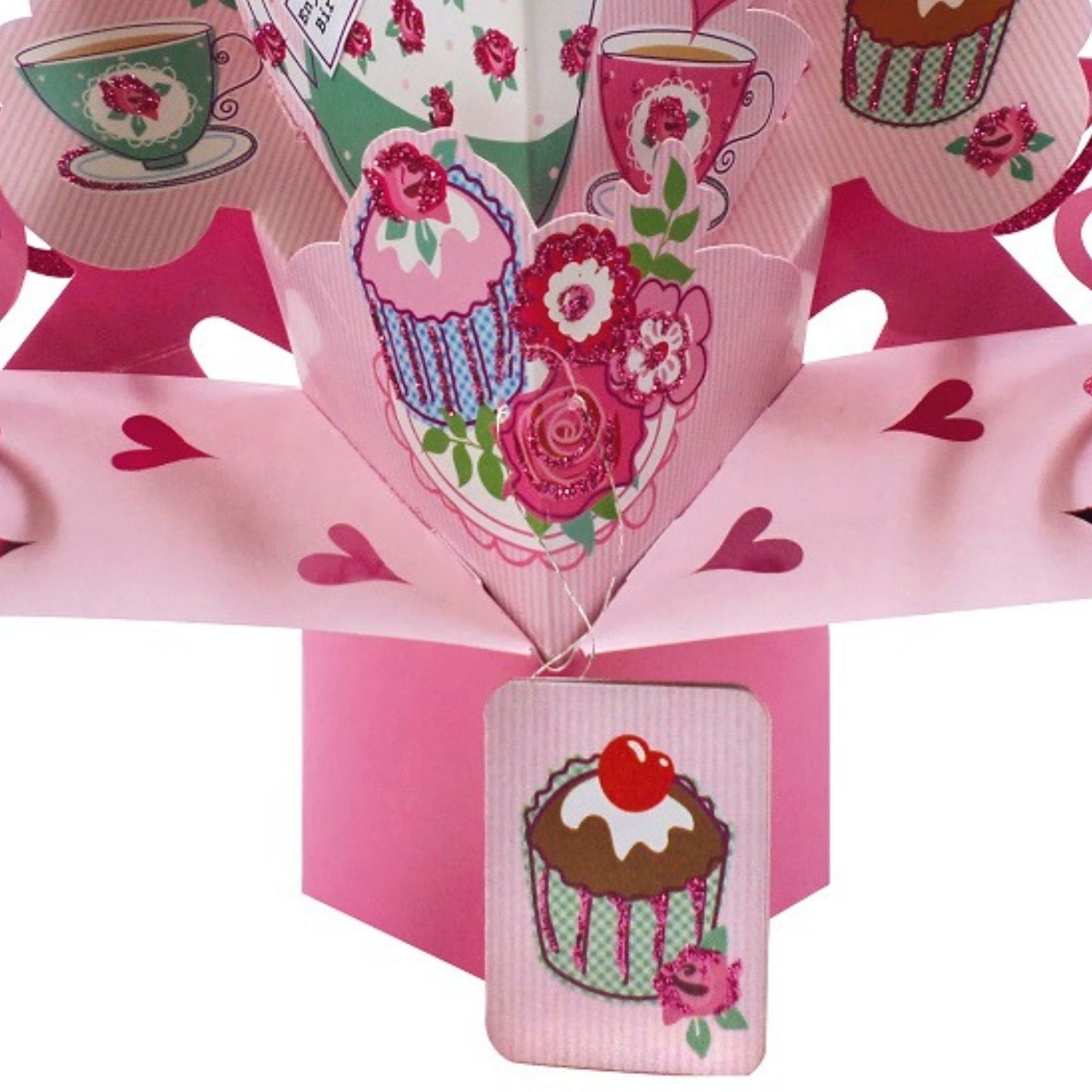 Birthday Tea Pop-Up Greeting Card