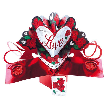 Lots Of Love On Your Birthday Pop-Up Greeting Card