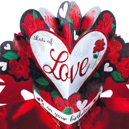 Lots Of Love On Your Birthday Pop-Up Greeting Card