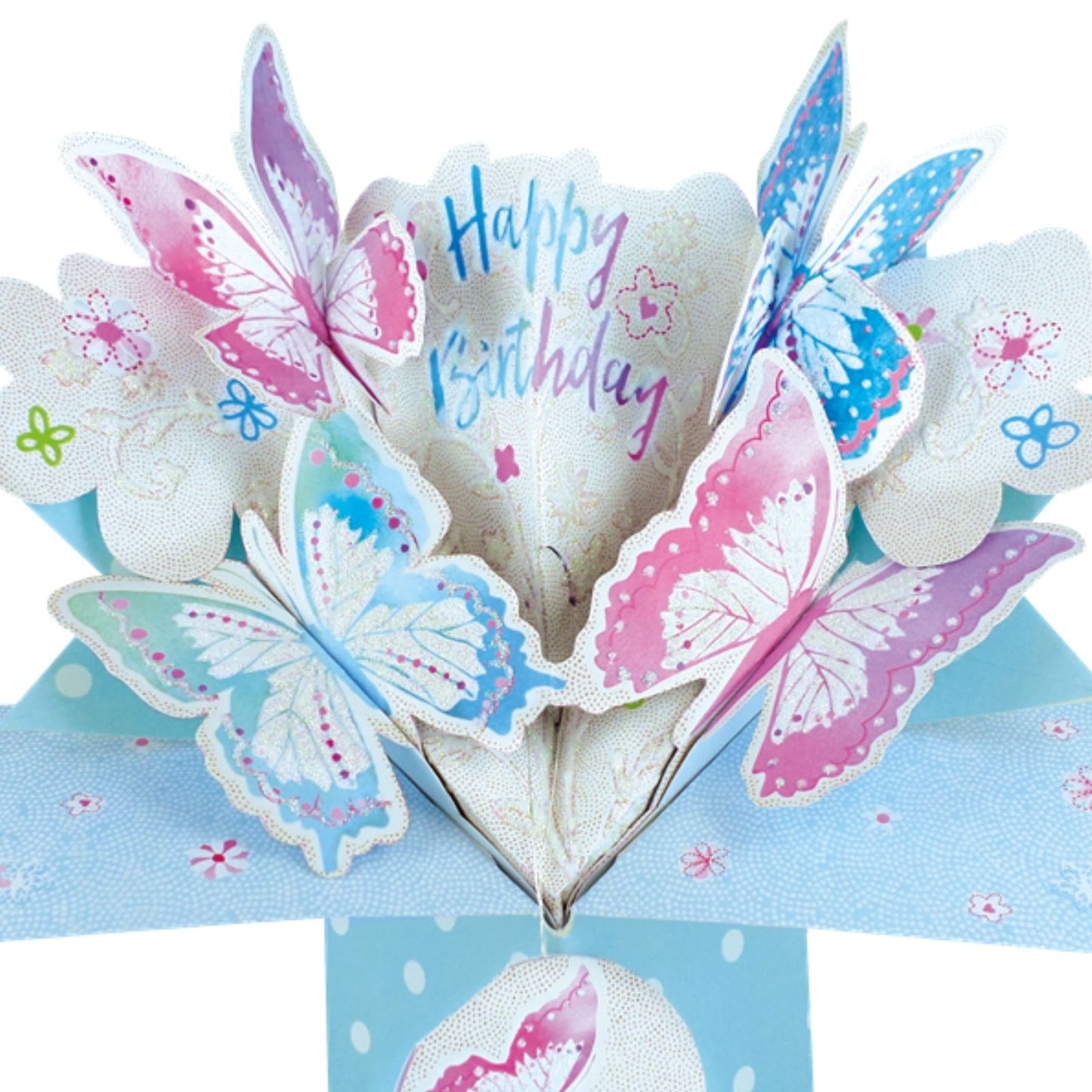 Birthday Butterfly Pop-Up Greeting Card