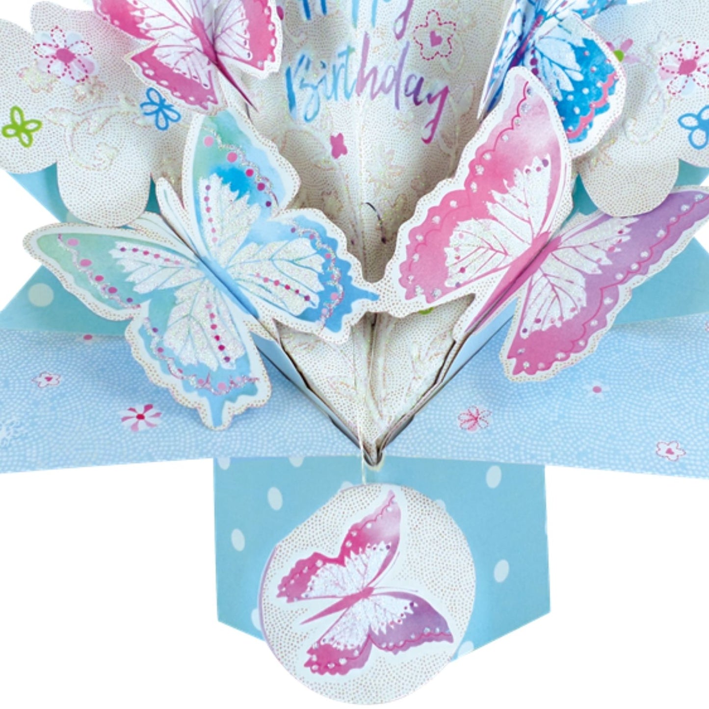 Birthday Butterfly Pop-Up Greeting Card