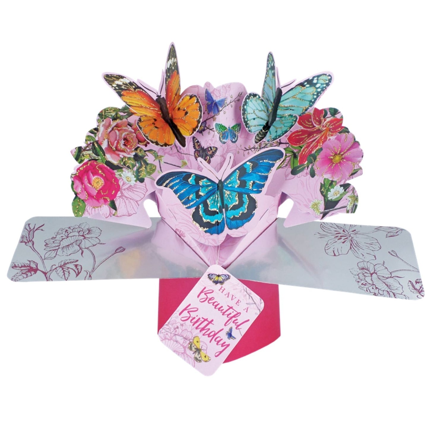Birthday Butterfly Pop-Up Greeting Card