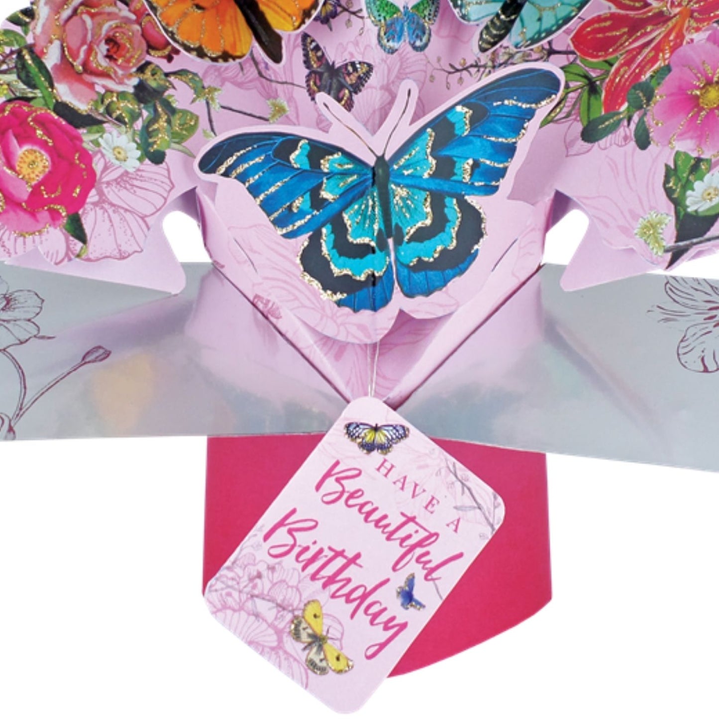 Birthday Butterfly Pop-Up Greeting Card