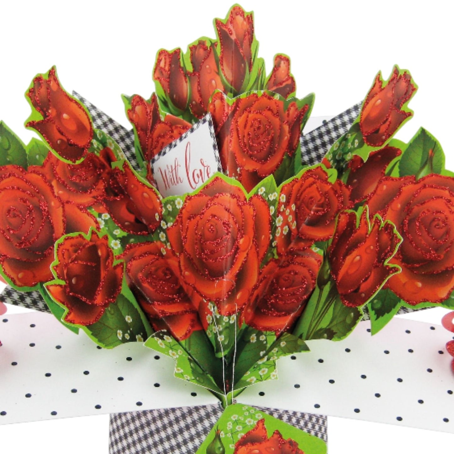 Roses With Love Pop-Up Greeting Card