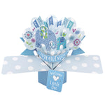 New Baby Boy Pop-Up Greeting Card