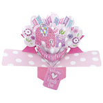 New Baby Girl Pop-Up Greeting Card