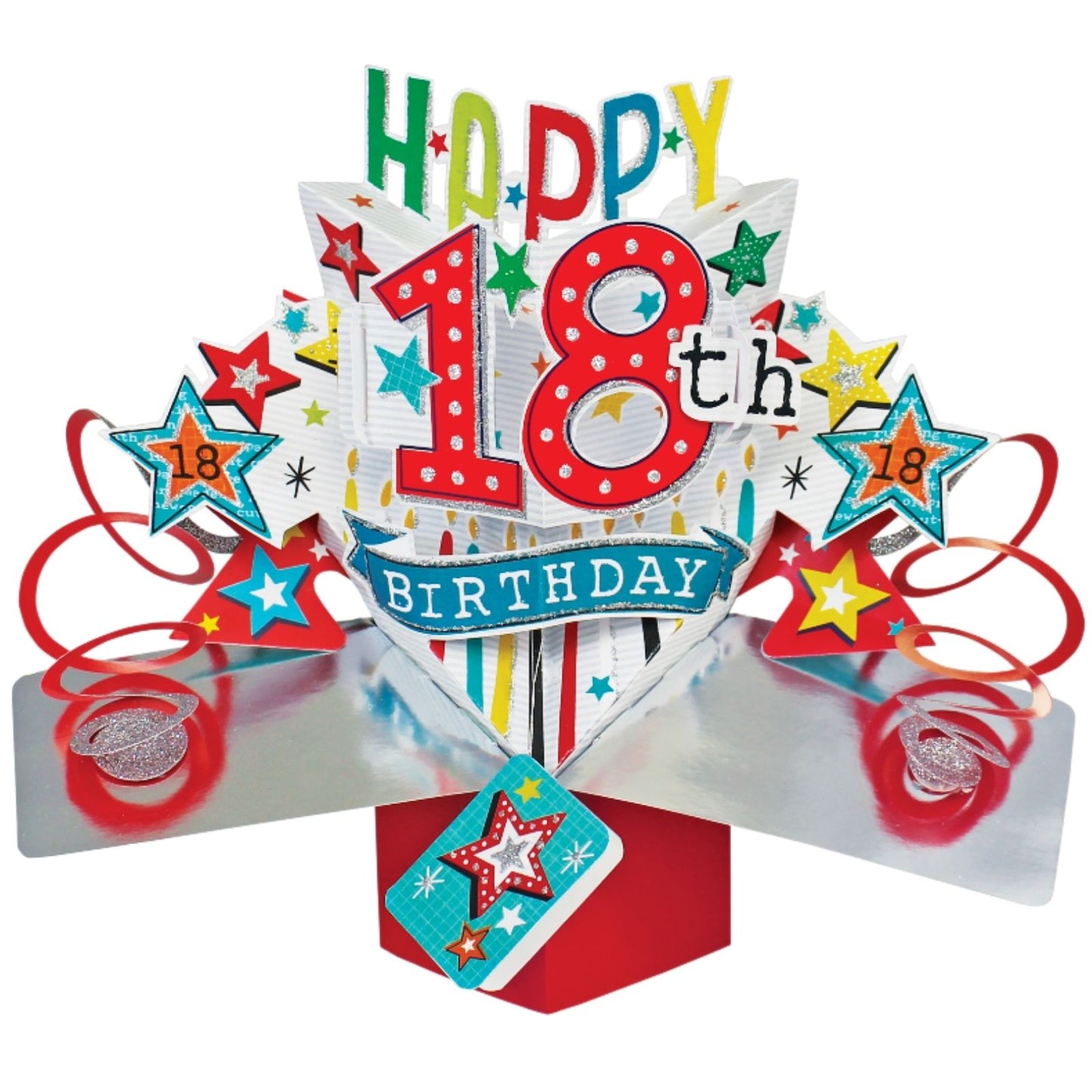 Happy 18th Birthday Pop-Up Greeting Card