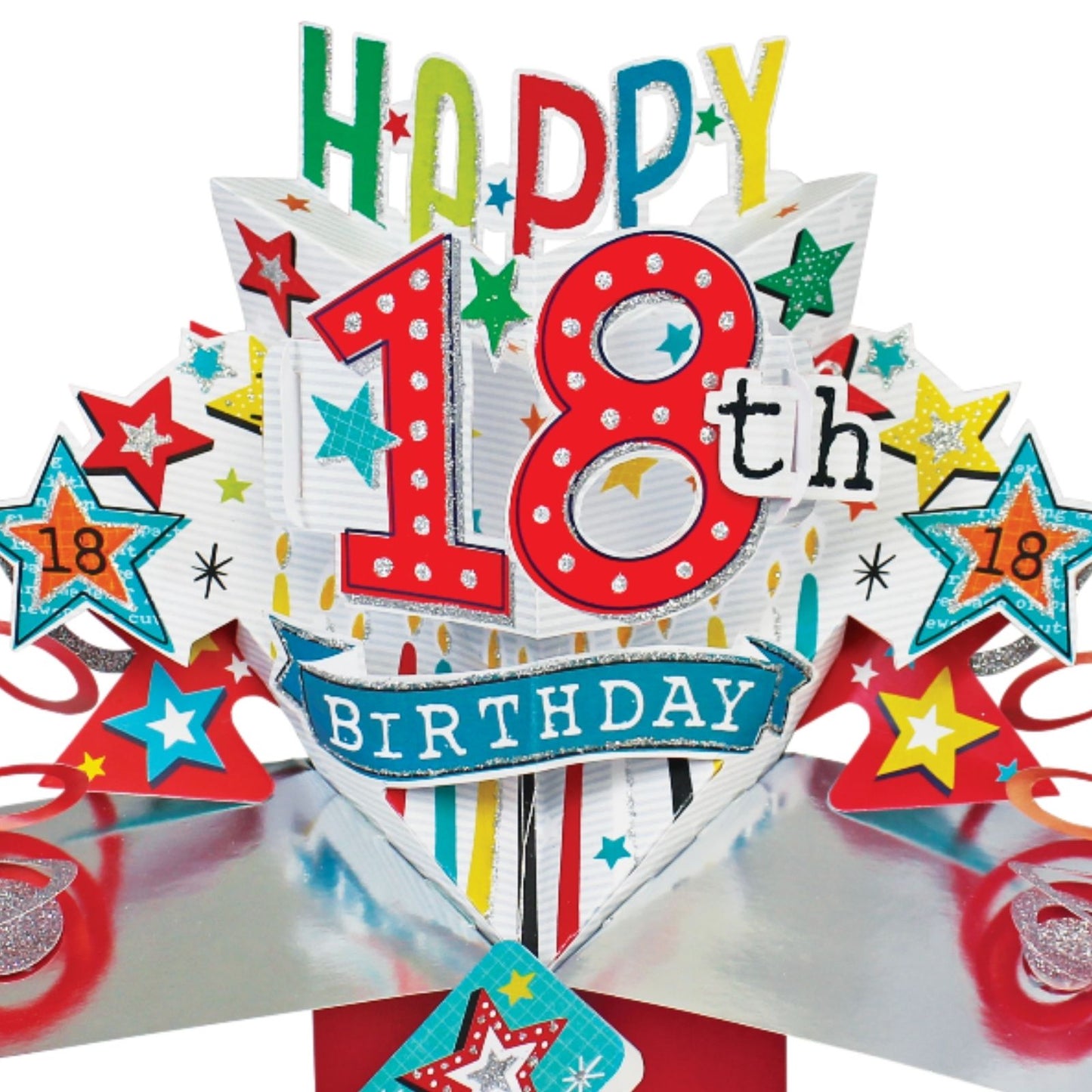 Happy 18th Birthday Pop-Up Greeting Card