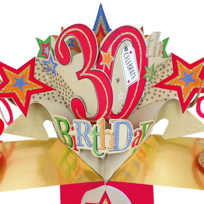 Happy 30th Birthday Pop-Up Greeting Card
