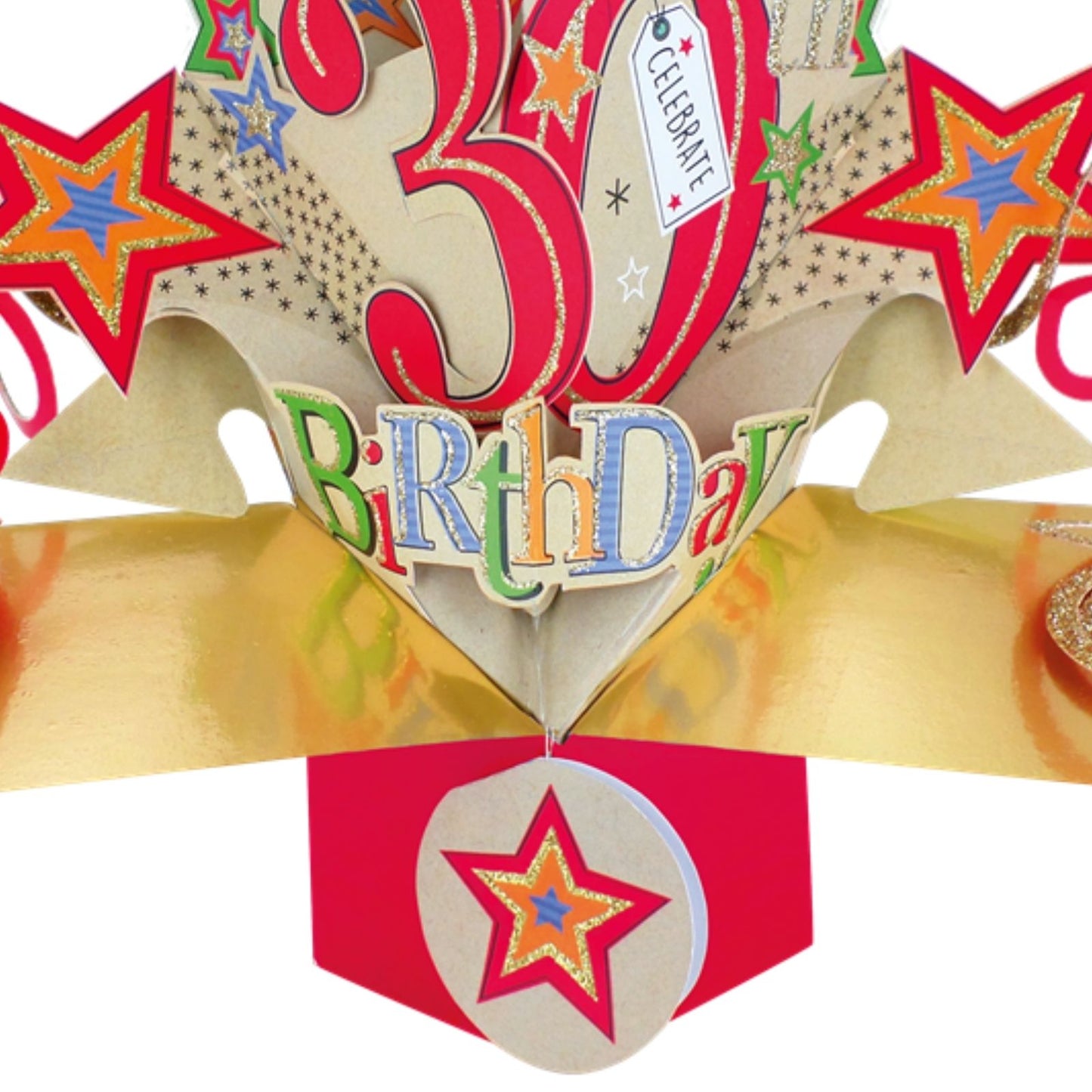 Happy 30th Birthday Pop-Up Greeting Card