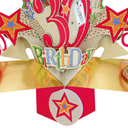 Happy 30th Birthday Pop-Up Greeting Card