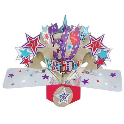 Happy 50th Birthday Pop-Up Greeting Card