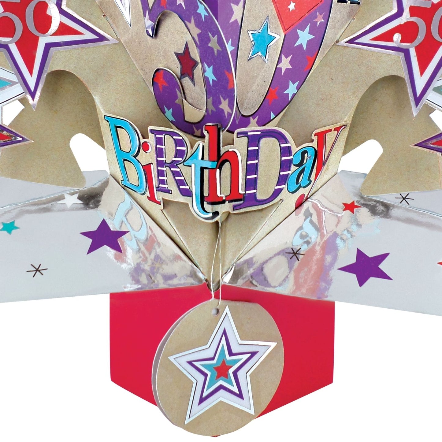 Happy 50th Birthday Pop-Up Greeting Card