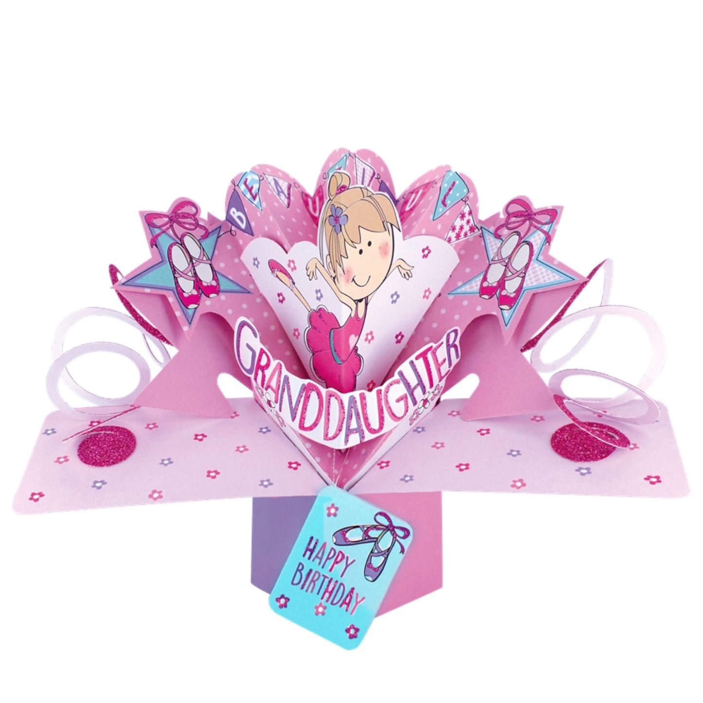 Granddaughter Birthday Pop-Up Greeting Card