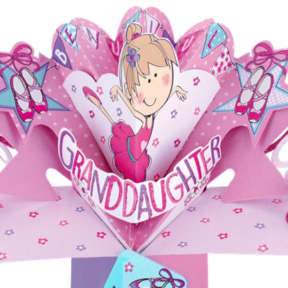 Granddaughter Birthday Pop-Up Greeting Card
