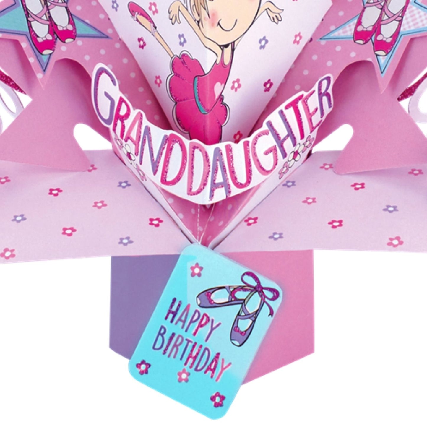 Granddaughter Birthday Pop-Up Greeting Card