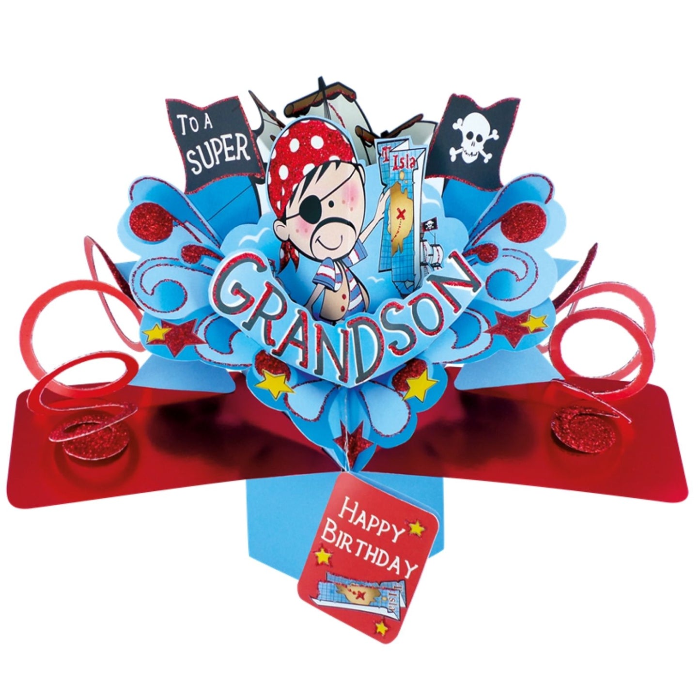 Grandson Birthday Pop-Up Greeting Card