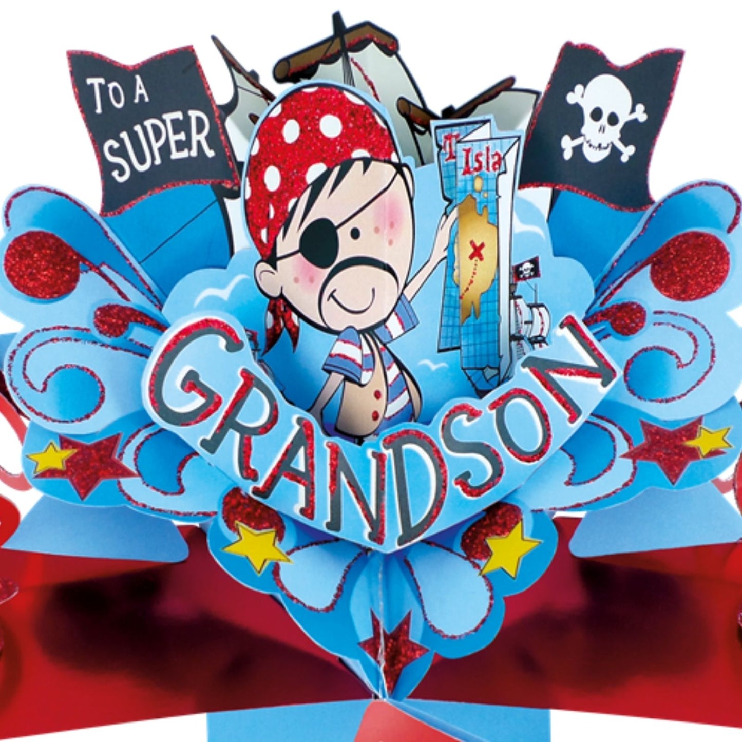 Grandson Birthday Pop-Up Greeting Card