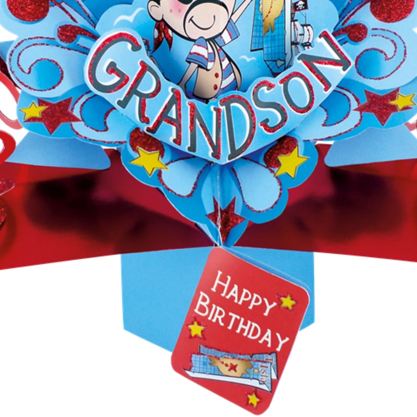 Grandson Birthday Pop-Up Greeting Card