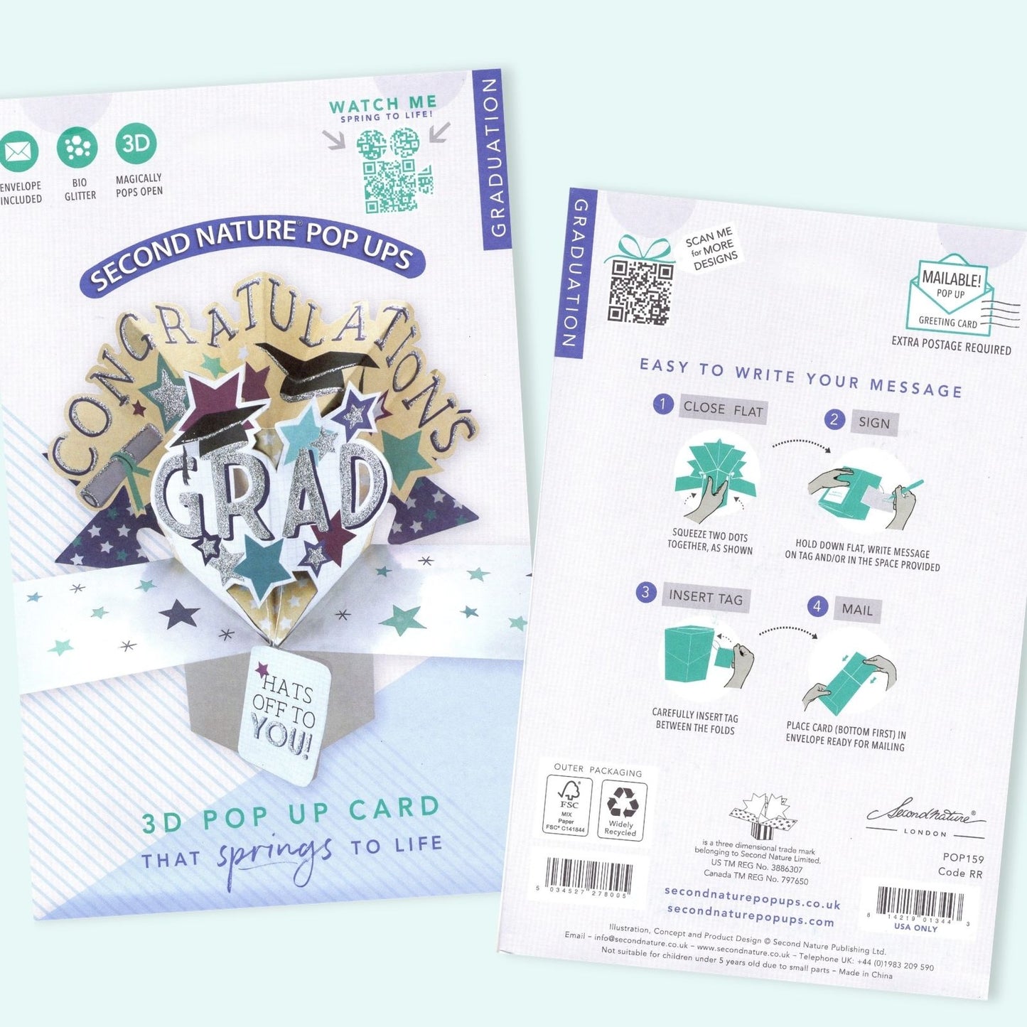Graduation Pop-Up Greeting Card