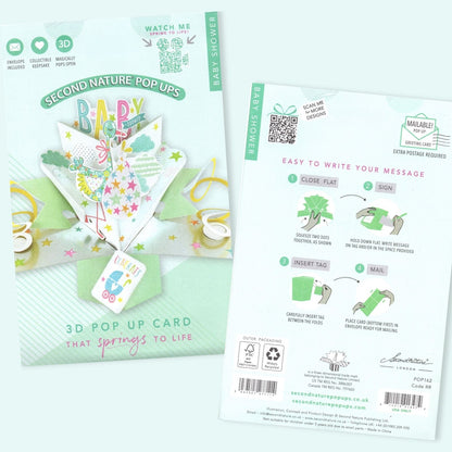 Congrats Baby Shower New Baby Pop-Up Greeting Card