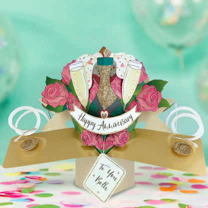Happy Anniversary Pop-Up Greeting Card