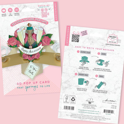 Happy Anniversary Pop-Up Greeting Card